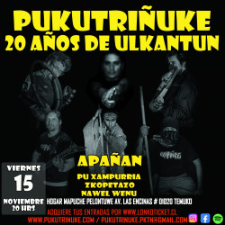 Pukutriñuke, 20 años de ulkantun. Temuko